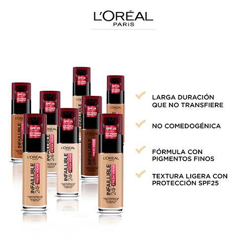 Infalible 24h Fresh Wear Base De Maquillaje Loreal Paris 02 Larga Duracion Complementary 2